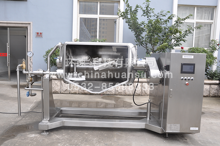 環(huán)速智能攪拌鍋WZJ-500臥式攪拌鍋、溫控系統(tǒng)不糊鍋         環(huán)速科技